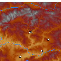 Nearby Forecast Locations - Tunceli - Map