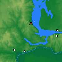 Nearby Forecast Locations - Novodevich'e - Map