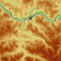 Nearby Forecast Locations - Mamakan - Map