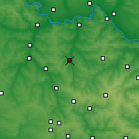 Nearby Forecast Locations - Bakhmut - Map