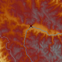 Nearby Forecast Locations - Ust'- Koksa - Map