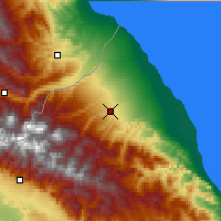 Nearby Forecast Locations - Quba - Map