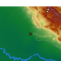 Nearby Forecast Locations - Badra - Map