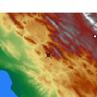 Nearby Forecast Locations - Gach Saran - Map