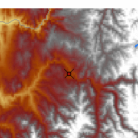 Nearby Forecast Locations - Fayzabad - Map