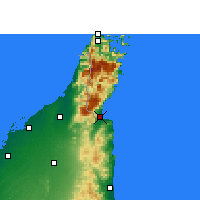Nearby Forecast Locations - Dibba - Map