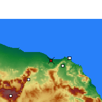 Nearby Forecast Locations - Muscat - Map