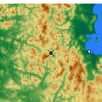 Nearby Forecast Locations - Yangdok - Map