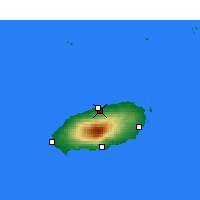 Nearby Forecast Locations - Jeju Intl. Airport - Map