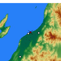 Nearby Forecast Locations - Niigata Airport - Map