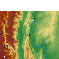 Nearby Forecast Locations - Kalewa - Map