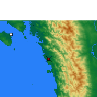 Nearby Forecast Locations - Thandwe - Map