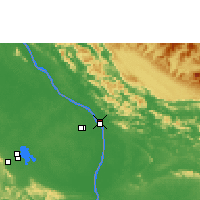 Nearby Forecast Locations - Nakhon Phanom - Map