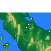 Nearby Forecast Locations - Sa Dao - Map