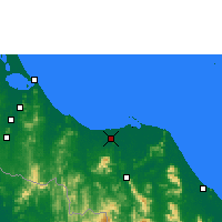 Nearby Forecast Locations - Pattani - Map