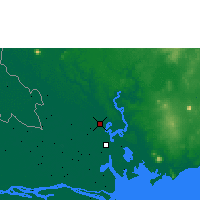 Nearby Forecast Locations - Ho Chi Minh - Map
