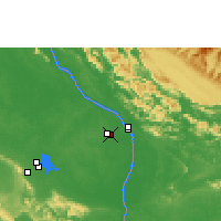 Nearby Forecast Locations - Thakhek - Map