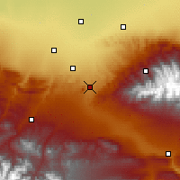 Nearby Forecast Locations - Ürümqi - Map