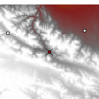 Nearby Forecast Locations - Qilian - Map