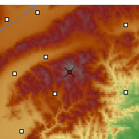 Nearby Forecast Locations - Mount Wutai - Map