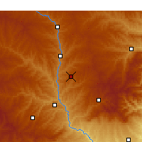 Nearby Forecast Locations - Luochuan - Map