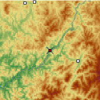 Nearby Forecast Locations - Ji'an - Map