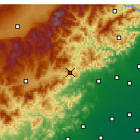 Nearby Forecast Locations - Zijingguan - Map