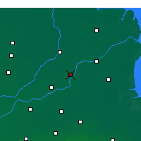 Nearby Forecast Locations - Lijin - Map