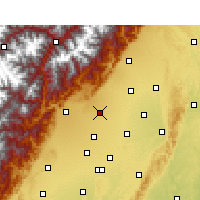 Nearby Forecast Locations - Peng Xian - Map