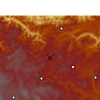 Nearby Forecast Locations - Zhenxiong - Map