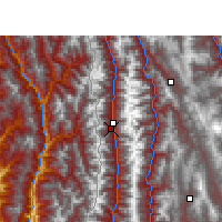 Nearby Forecast Locations - Nujiangzhou - Map