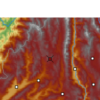 Nearby Forecast Locations - Tengchong - Map