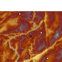 Nearby Forecast Locations - Zhenkang - Map