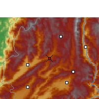 Nearby Forecast Locations - Lianghe - Map