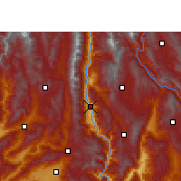 Nearby Forecast Locations - Lujiangba - Map