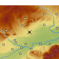Nearby Forecast Locations - Fuping/SAX - Map