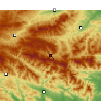 Nearby Forecast Locations - Luanchuan - Map