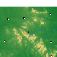 Nearby Forecast Locations - Tongbai - Map