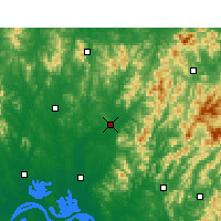 Nearby Forecast Locations - Macheng - Map