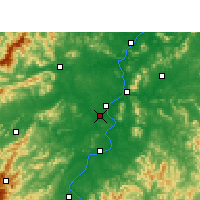 Nearby Forecast Locations - Ji'an - Map