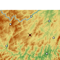 Nearby Forecast Locations - Liping - Map