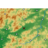 Nearby Forecast Locations - Nanxiong - Map