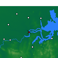 Nearby Forecast Locations - Wuhe - Map