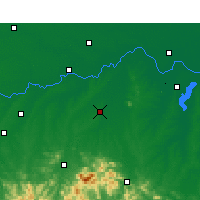 Nearby Forecast Locations - Gushi - Map