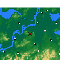 Nearby Forecast Locations - Fanchang - Map