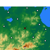 Nearby Forecast Locations - Guangde - Map