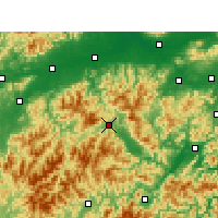 Nearby Forecast Locations - Suichang - Map