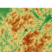 Nearby Forecast Locations - Longquan - Map