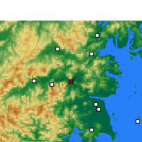 Nearby Forecast Locations - Linhai - Map