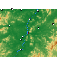 Nearby Forecast Locations - Jishui - Map